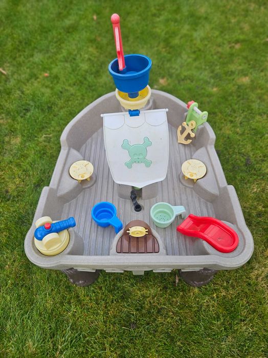 LITTLE TIKES piaskownica stół wodny ogrodowy statek piracki do zabawy