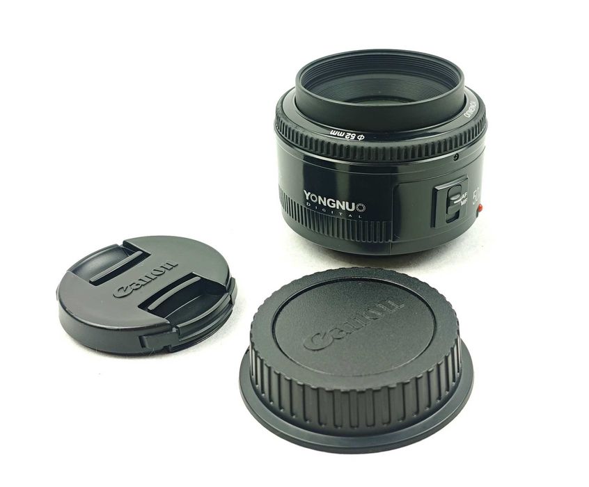 Об'єктив Yongnuo YN 50mm F1,8 для Canon EF / EF-S (50мм, портретник)
