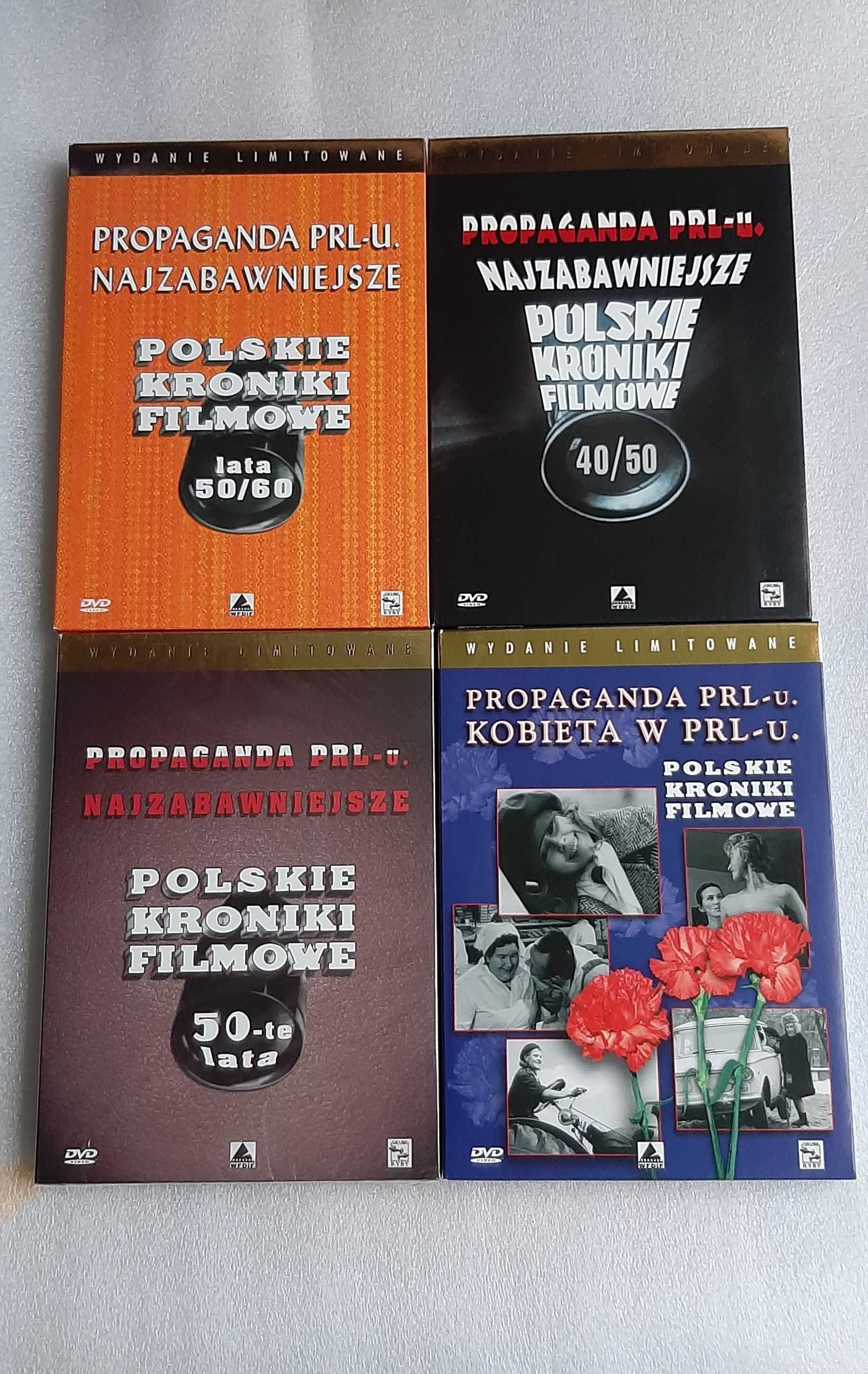 Polskie kroniki filmowe x4 PROPAGANDA PRL dvd
