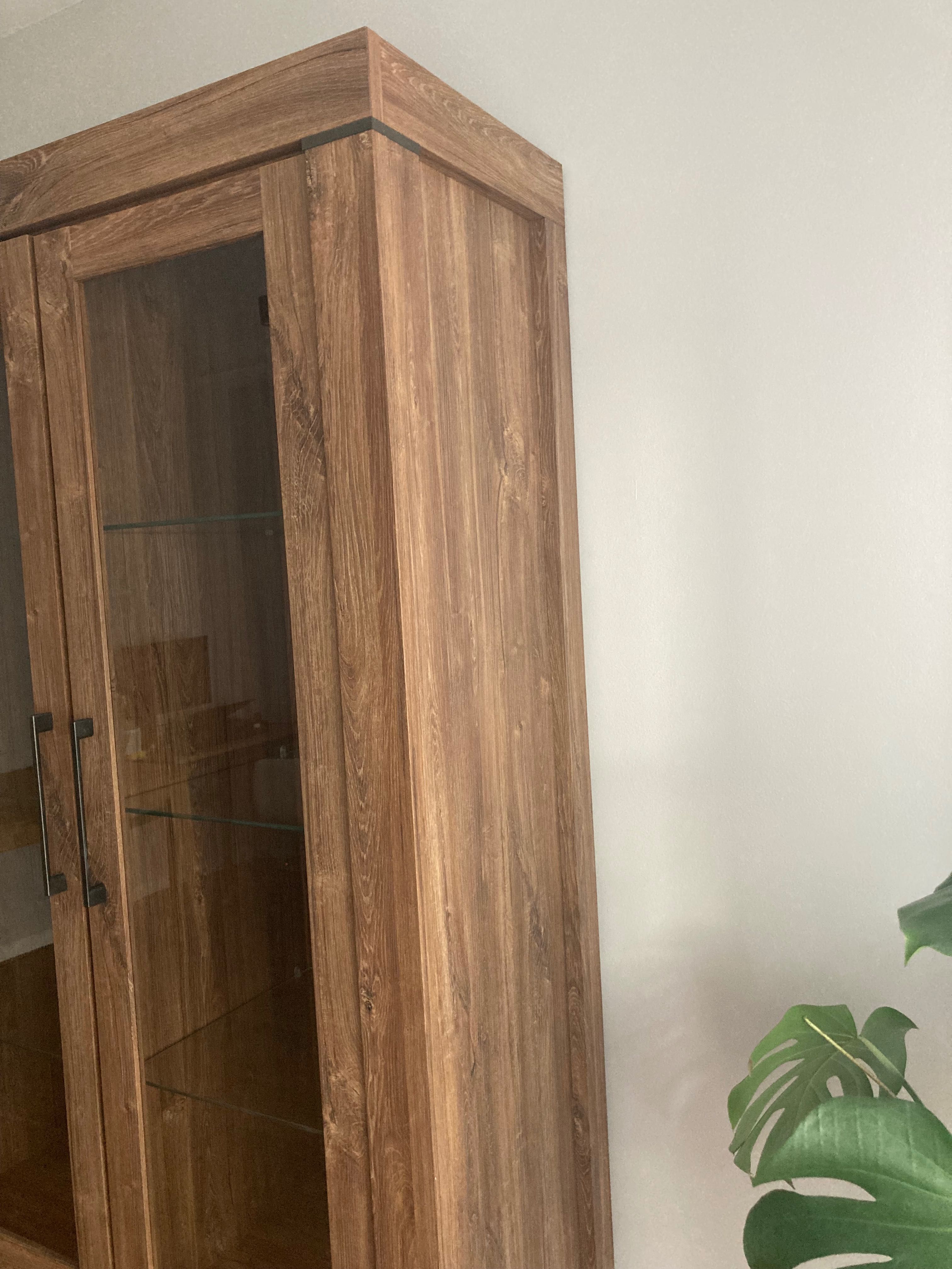 Witryna 98cm z kolekcji Gent BRW dąb stirling