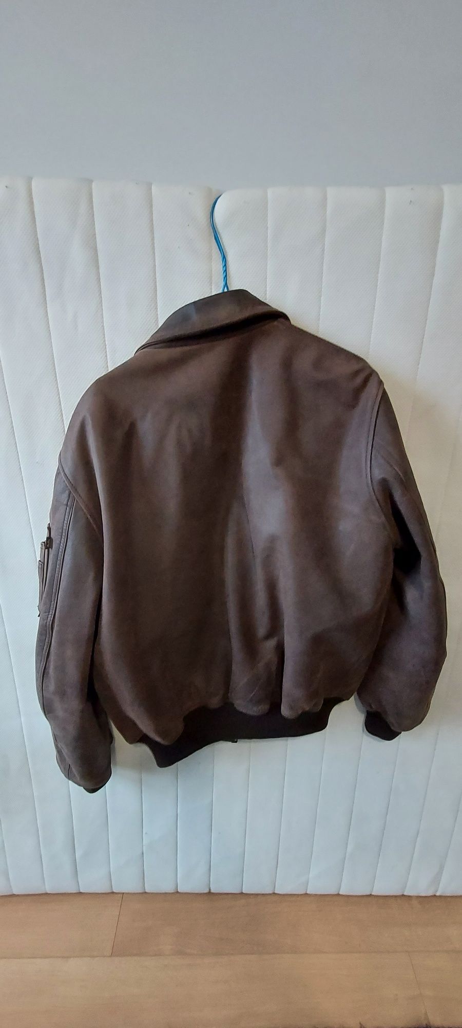 Kurtka Lotnicza Pilota Skórzana CWU-45 Leather ALPHA INDUSTRIES r. XL