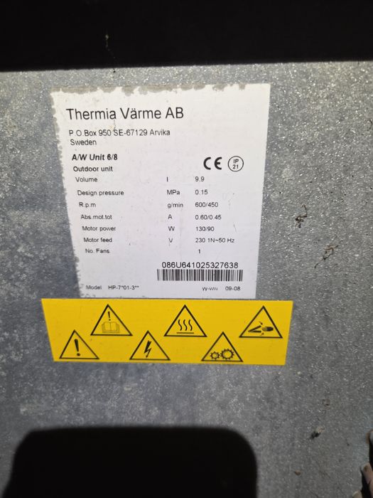 Pompa ciepła Thermia Atria Optima