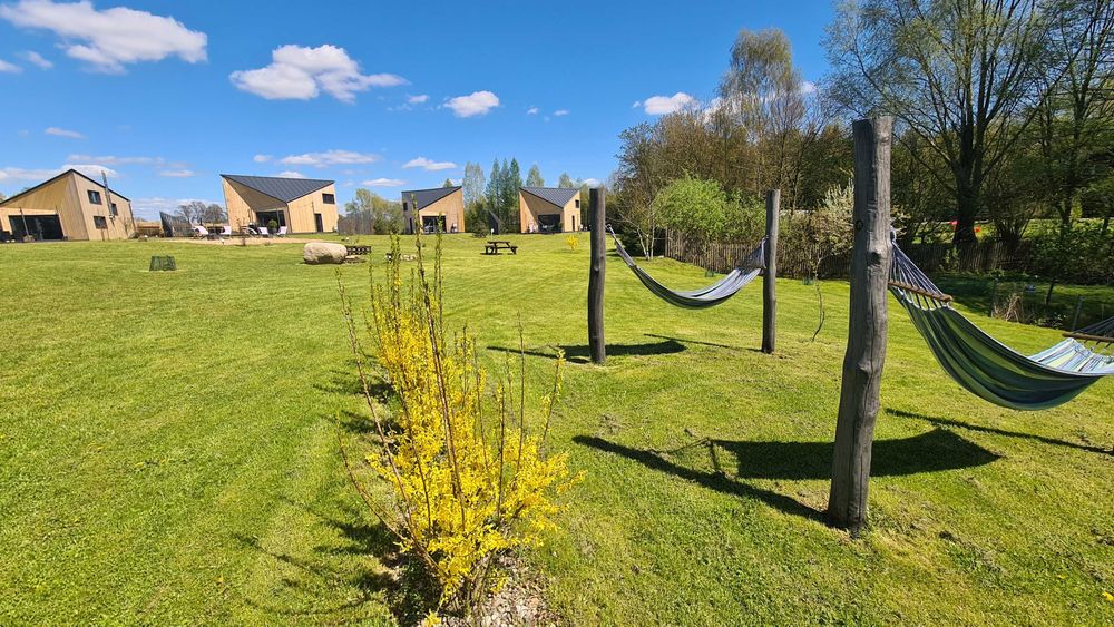 Spokoje - Domki nad jeziorem, plaża, balia