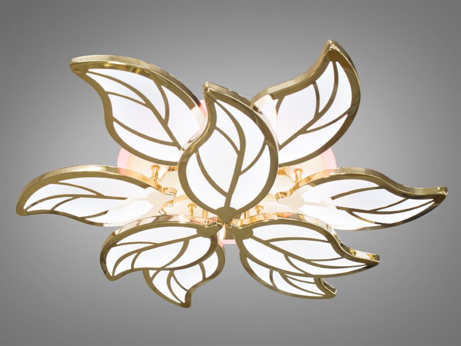 Лед люстра 140W Світлодіодна з димером і підсвіткою