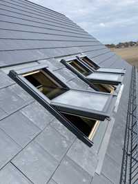 Montaż wymiana okien dachowych Fakro Velux Roto Optilight Rooflite