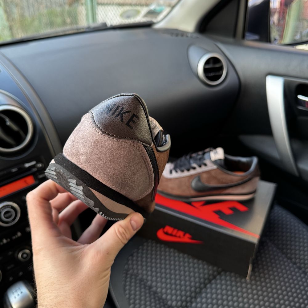 Жіночі кросівки найк кортез коричневі замша Nike Cortez Brown 36-41