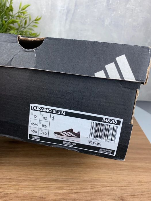 Buty męskie Adidas Duramo SL 2 r. 46,5 - czarne sneakersy biegowe