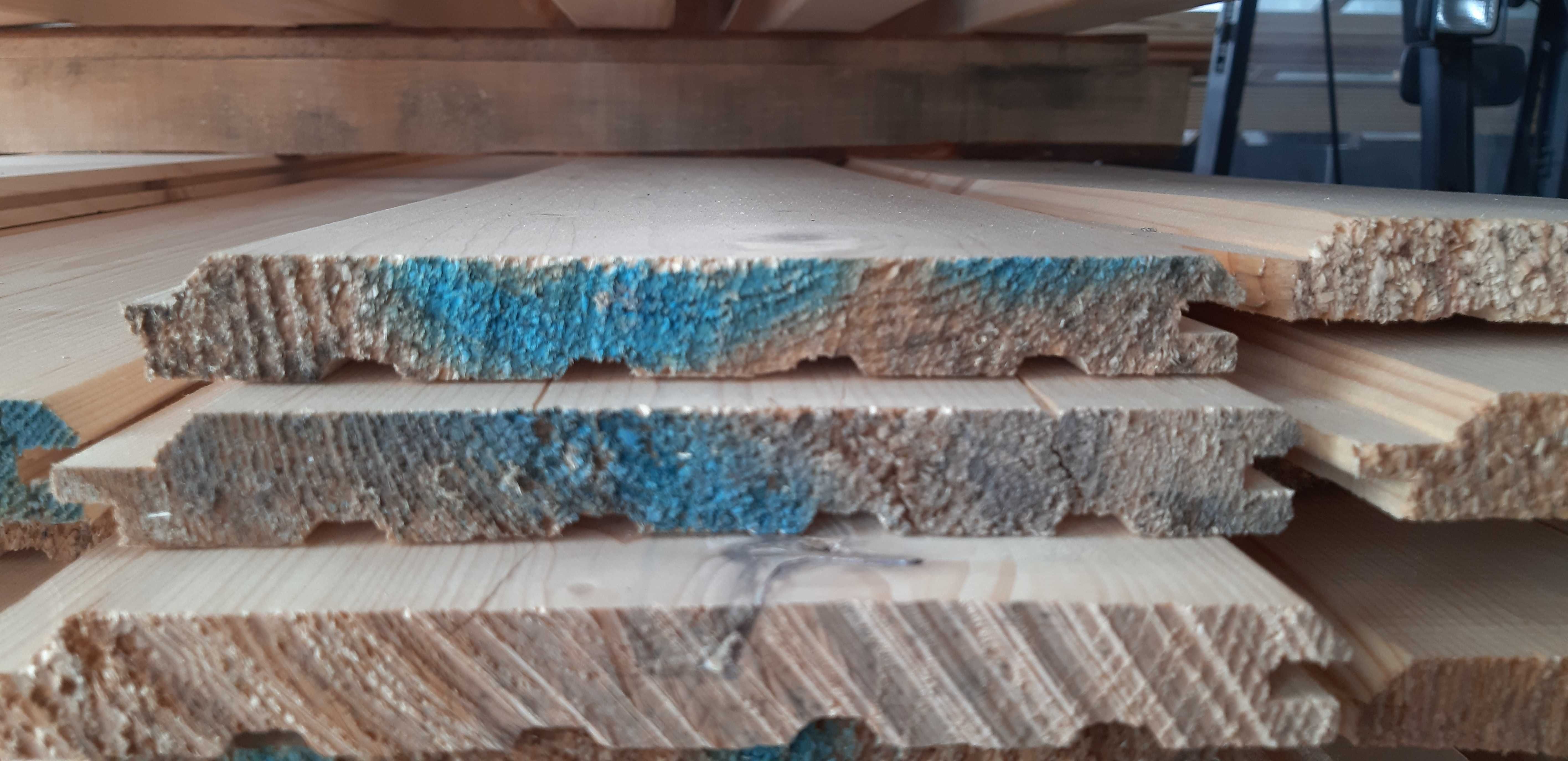 Deski elewacyjne suche strugane 21x190 mm w długości  4 i 5 metrów