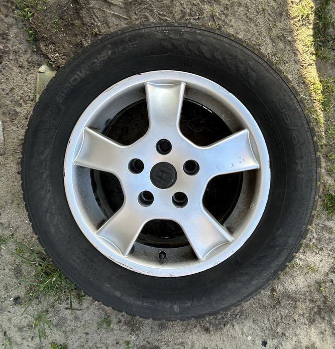 Koła aluminiowe alufelgi 5x114,3 opony zimowe Honda r15 195/65/15