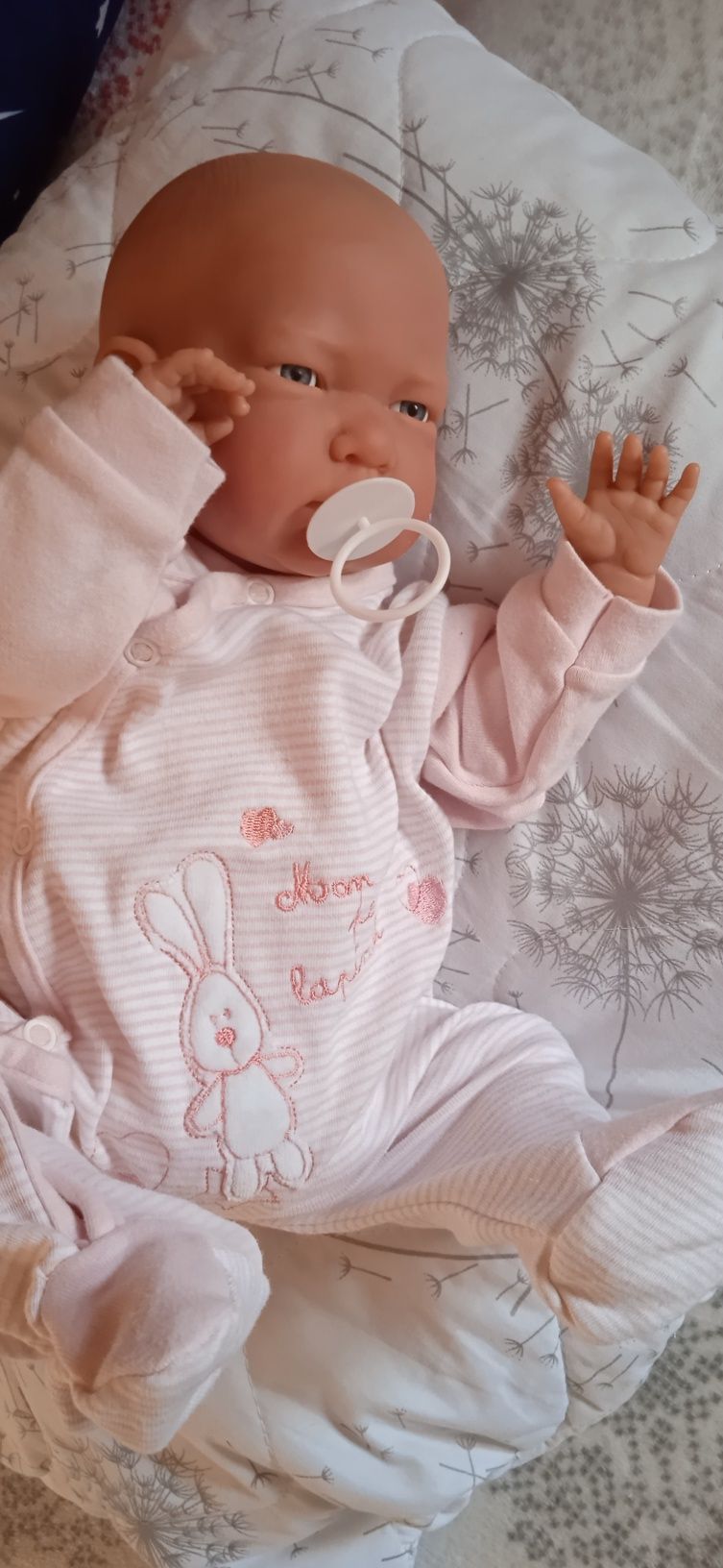 Okazja! Typ Reborn bobas noworodek śliczny . Interaktywna . Sygnowana.