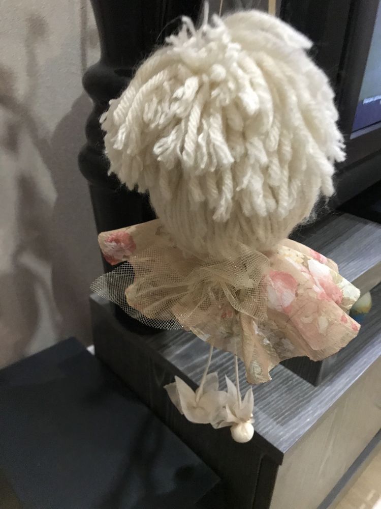 Текстильная интерьерная кукла ручной работы