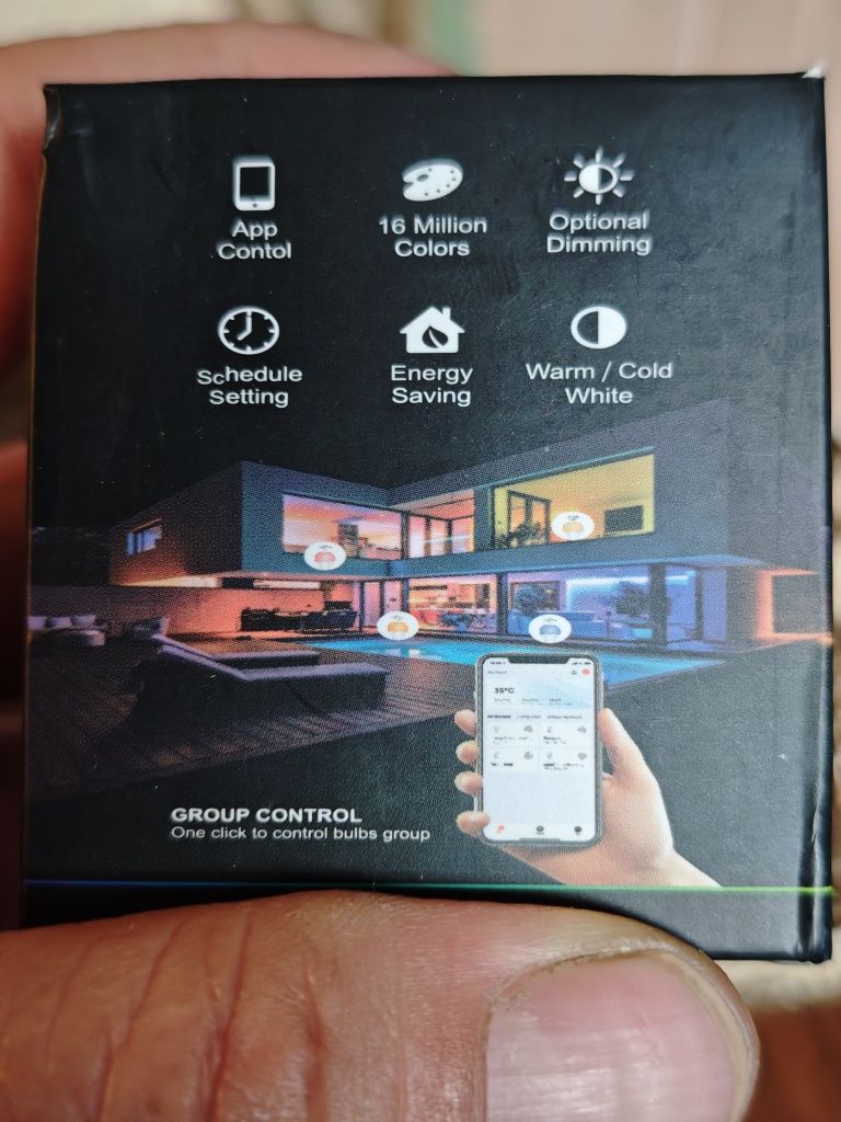Żarówka Smart LED oświetlenie RGB+CCT