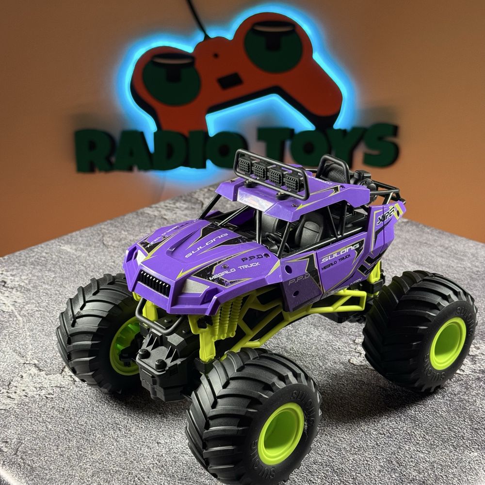 Монстр Трак на радиоуправлении Void Monster Truck Фиолетовый. Джип