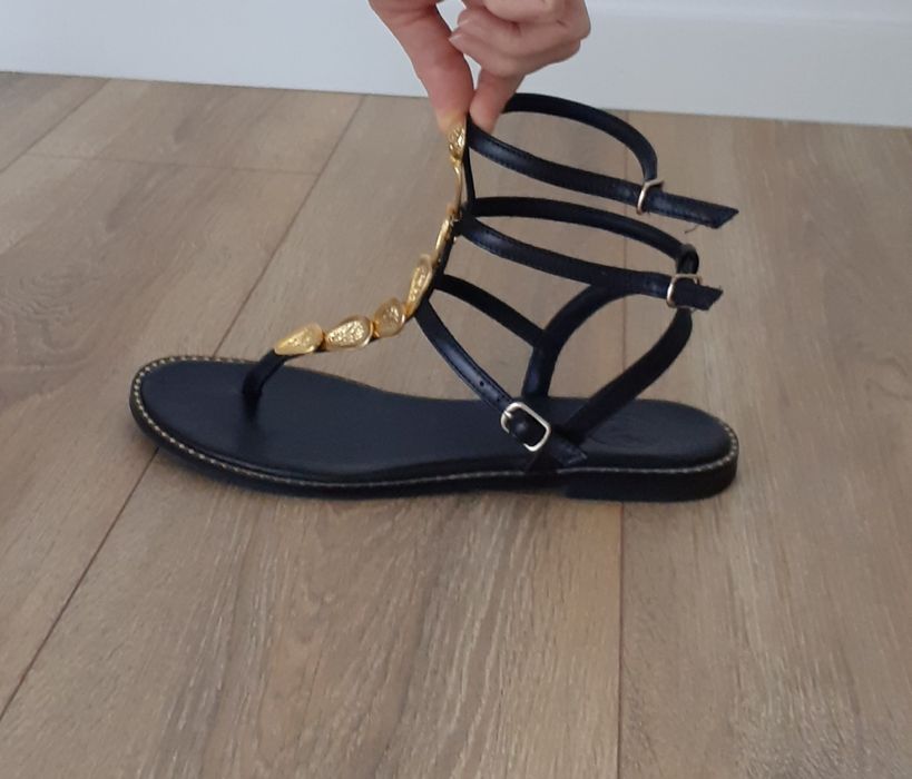 Sandálias Exé em Pele