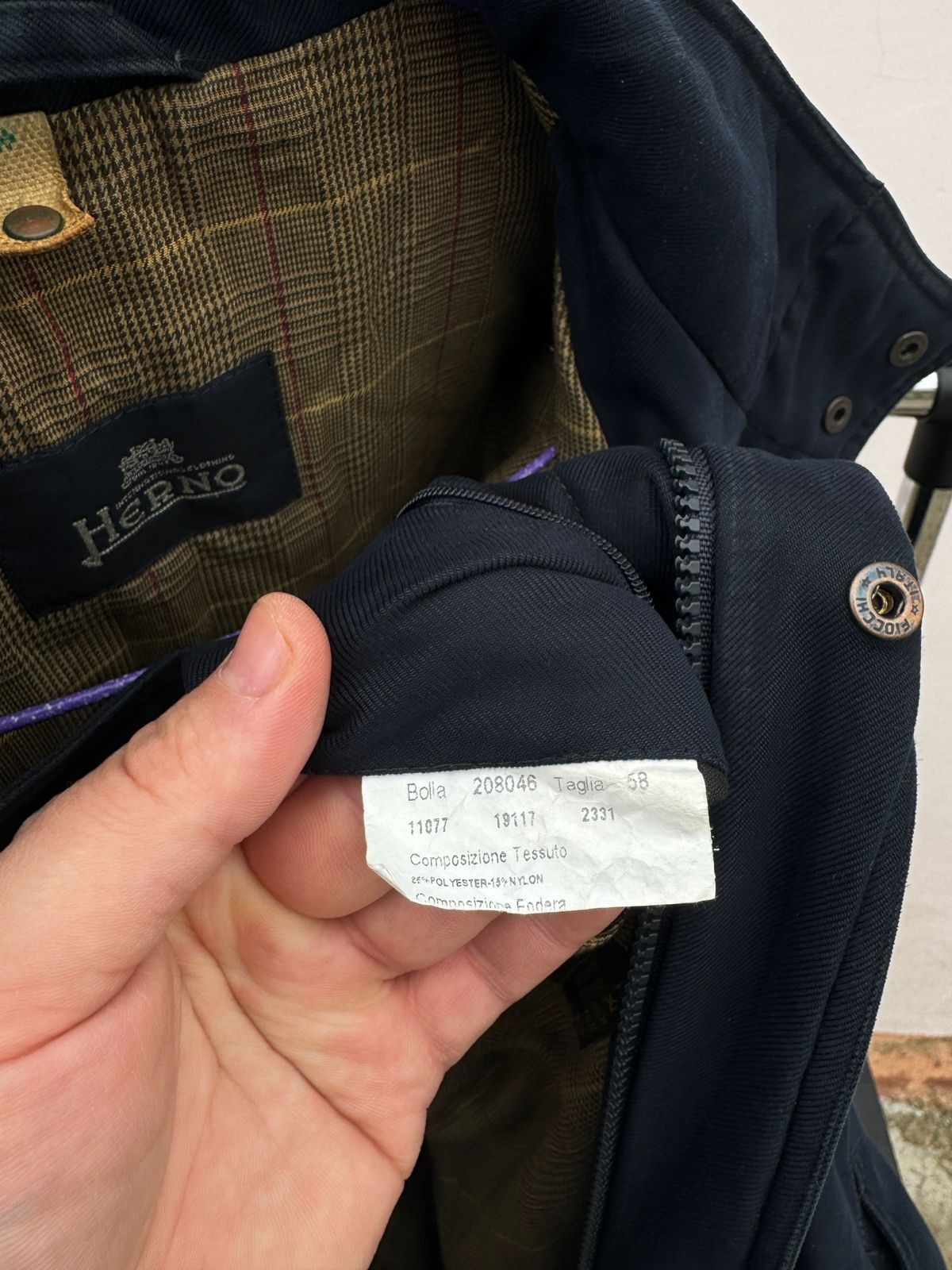 Куртка утеплена парка Herno loro piana