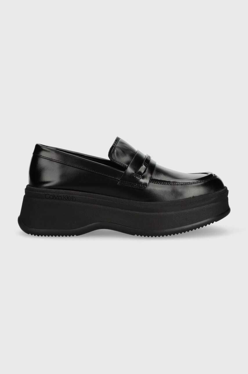 Продам шкіряні лофери Calvin Klein PITCHED LOAFER