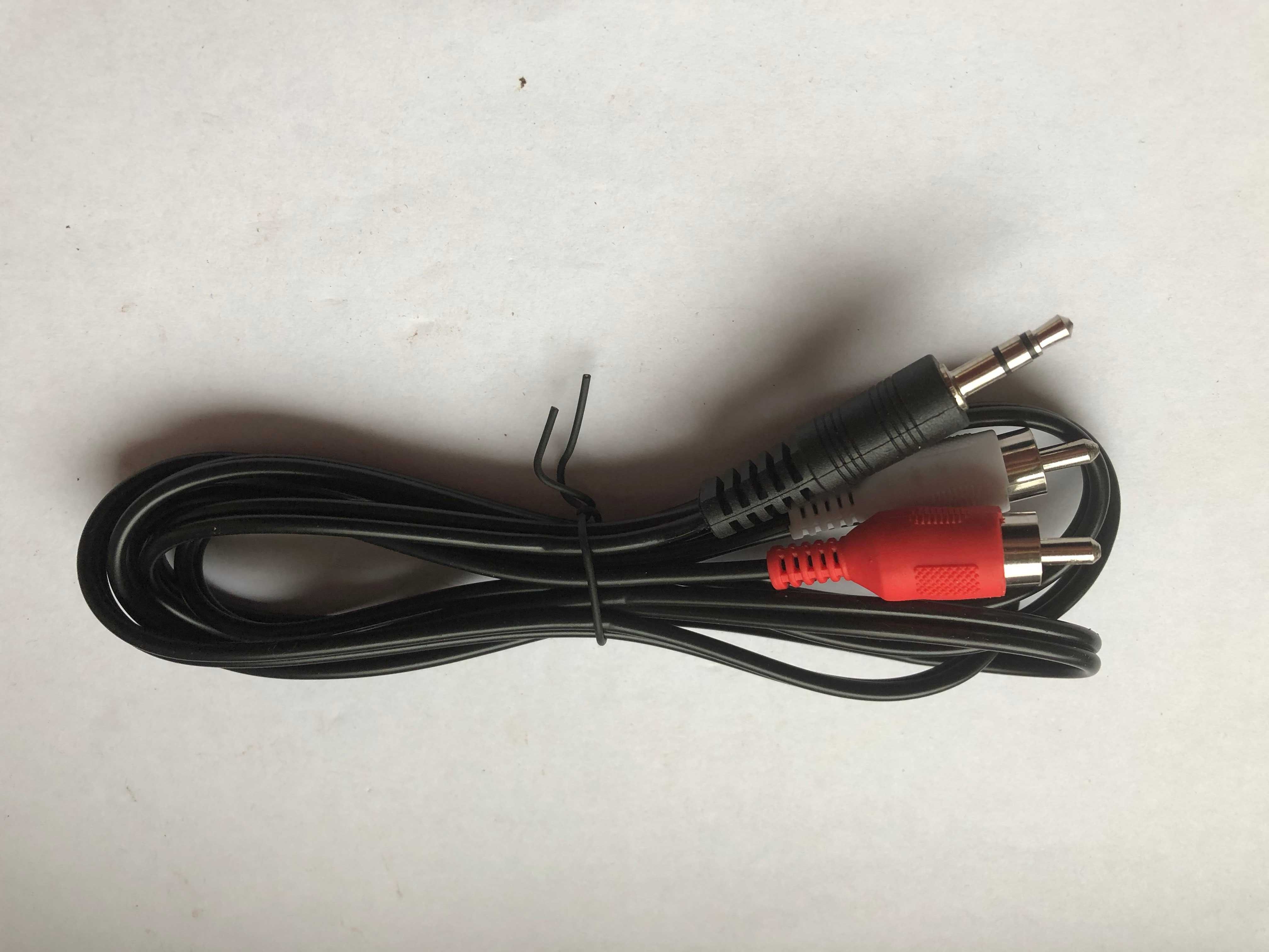 Kabel przewód audio mini jack 3,5 mm/2x cinch