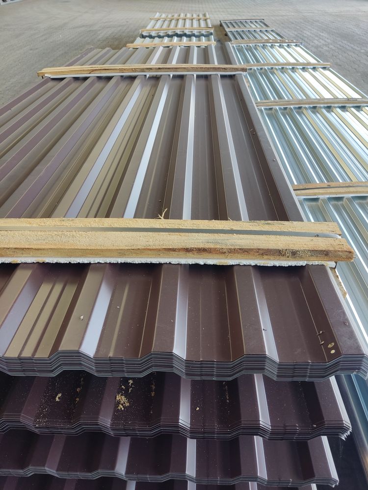 Blacha trapezowa tania ogrodzenie okazja blachy trapezowe T18 T-18