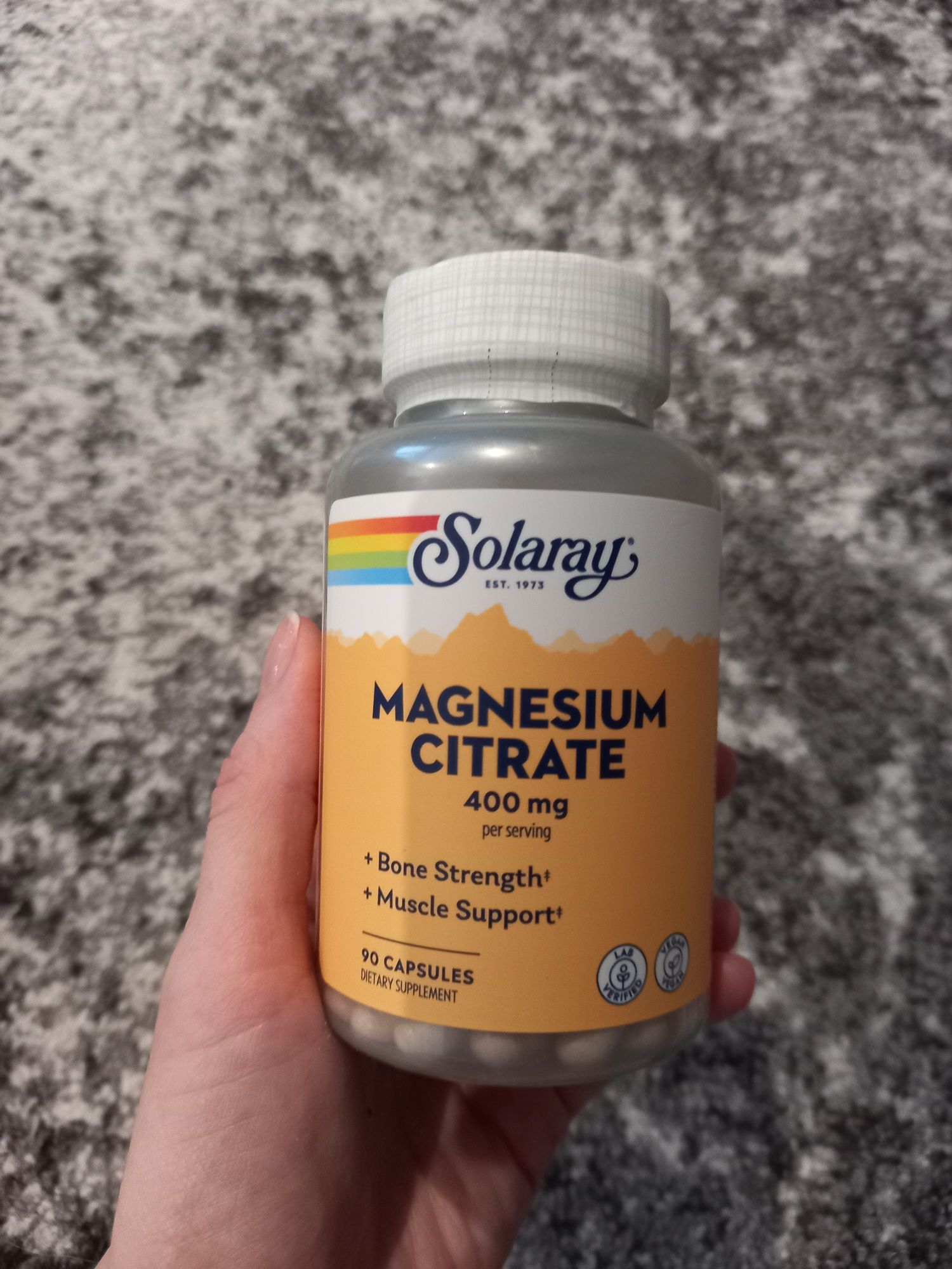 Магній цитрат, IHerb, Solaray
