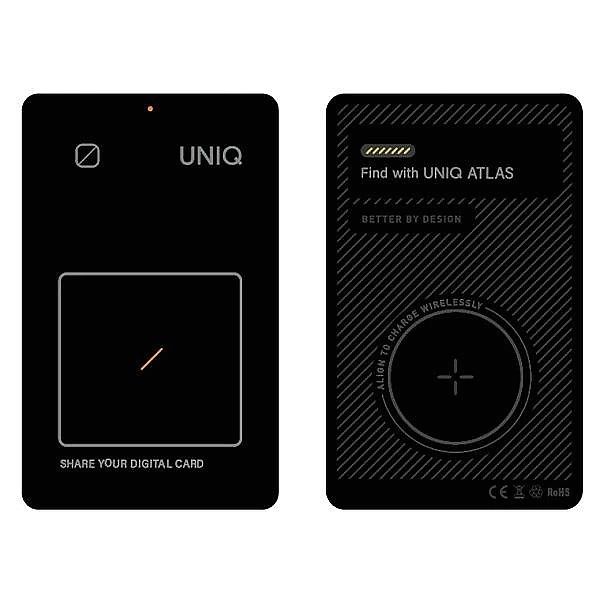 UNIQ Lokalizator NFC Atlas szary/graphite UNIQ-ATLASCARDTRK-GRAPHITE