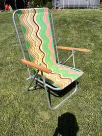 Krzesło/leżak turystyczne kempingowe aluminiowe składane
