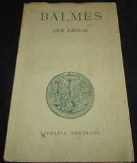 Livro Balmes Cem Páginas Numerado