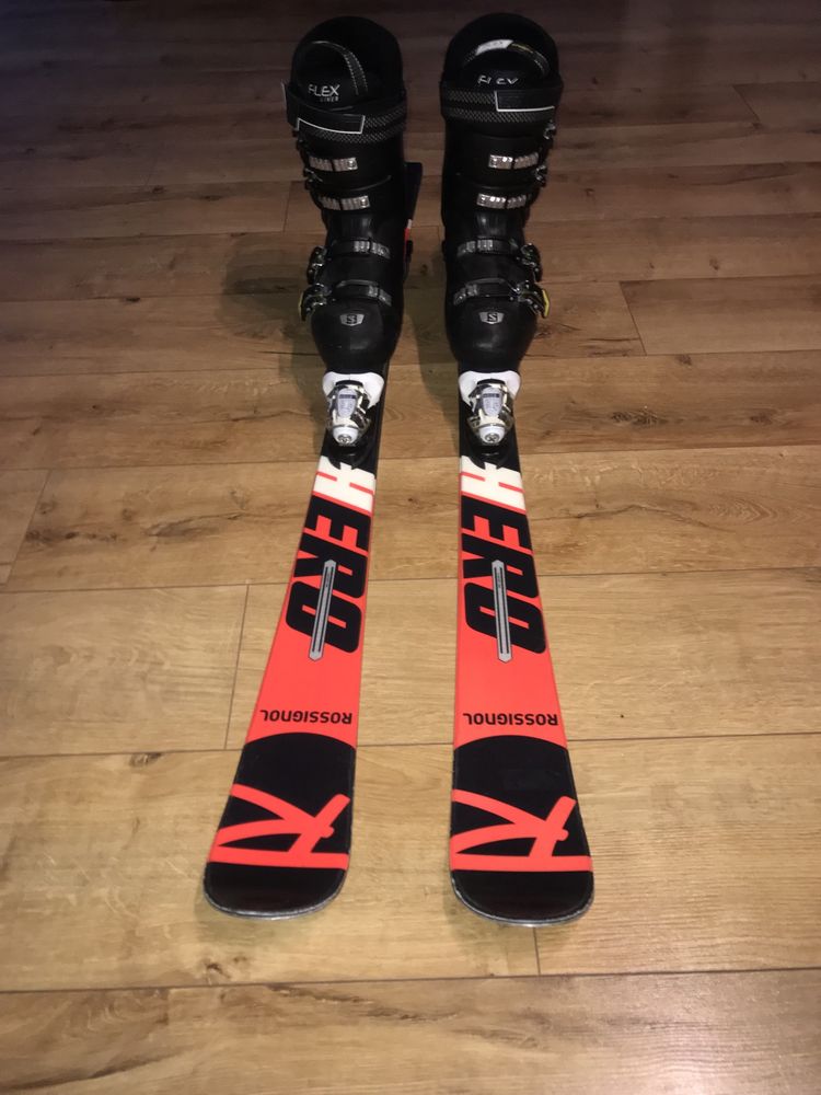 Narty Rossignol 140cm + Buty Salomon r.42