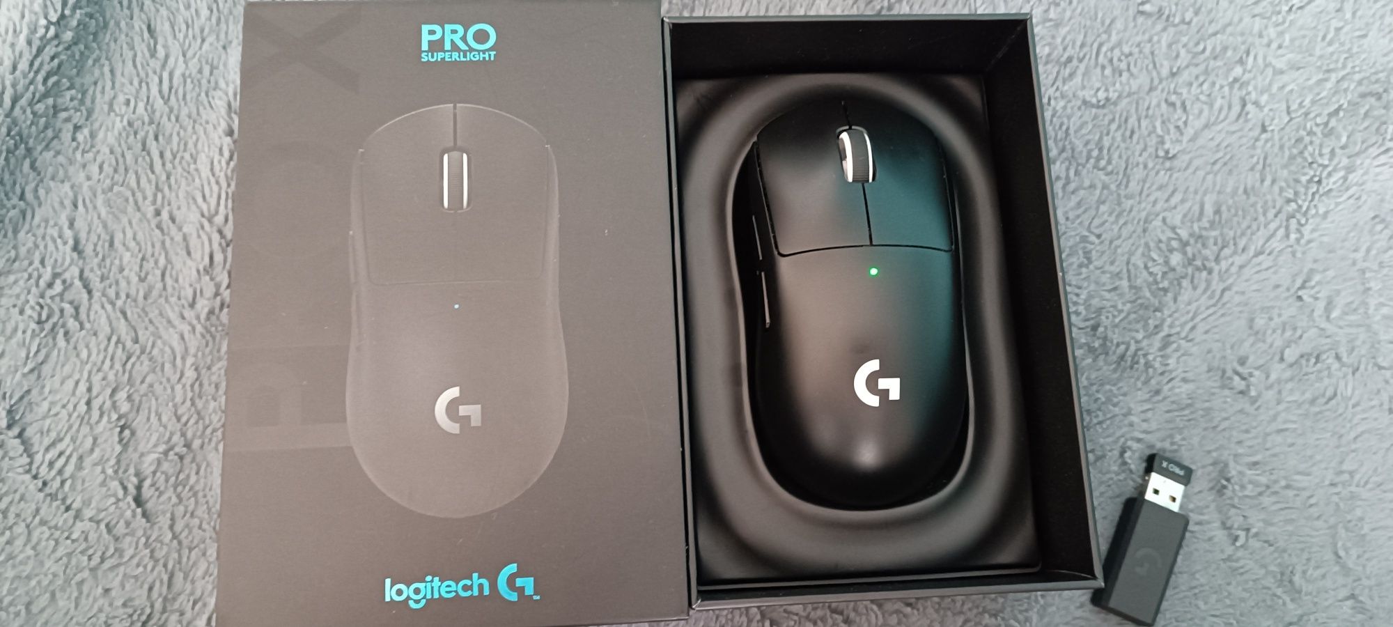 Myszka bezprzewodowa Logitech g pro x superlight (komplet)