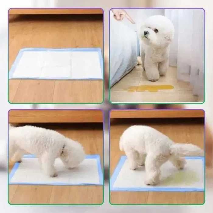 50x DUŻE MATY HIGIENICZNE DLA PSA 90x60 podkłady do nauki sikania