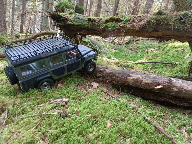 RC Defender bagażnik dachowy Traxxas trx4 Team Raffee