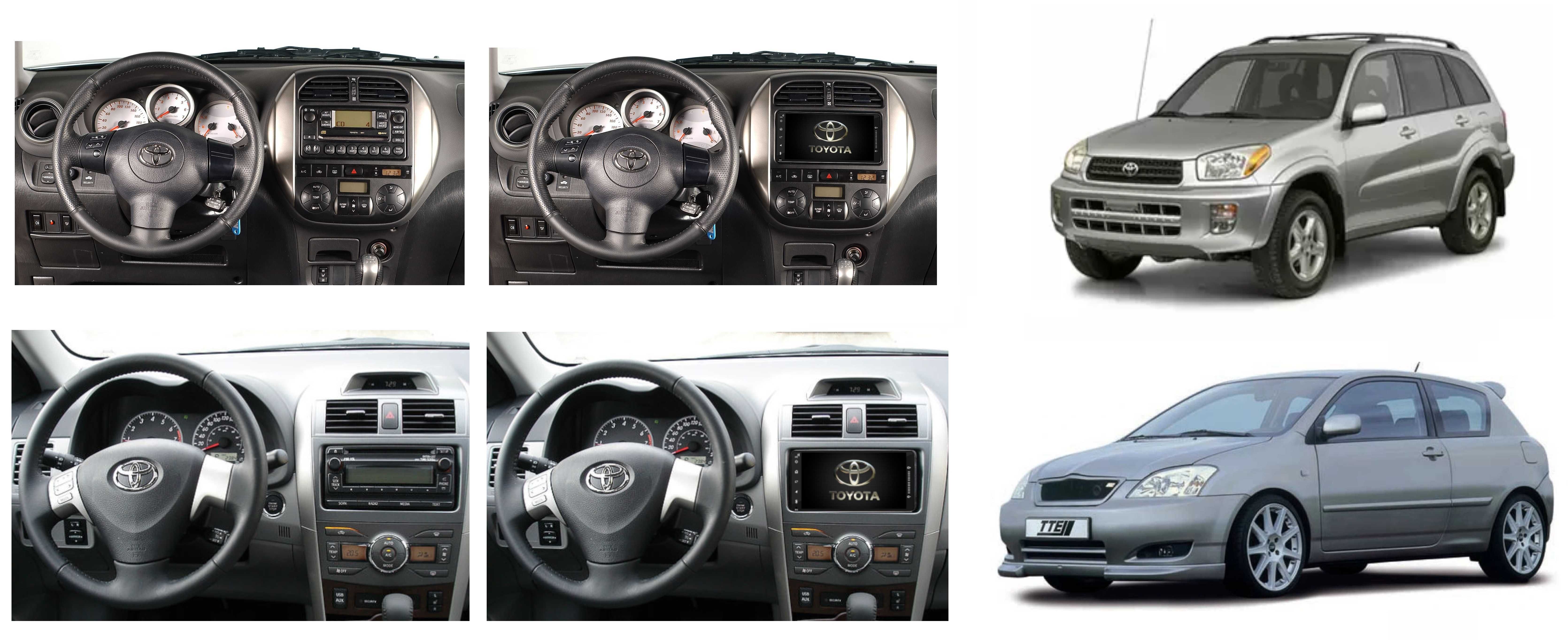 Radio Gps Android Toyota Rav4 Corolla E12 Yaris Avensis Camry Verso