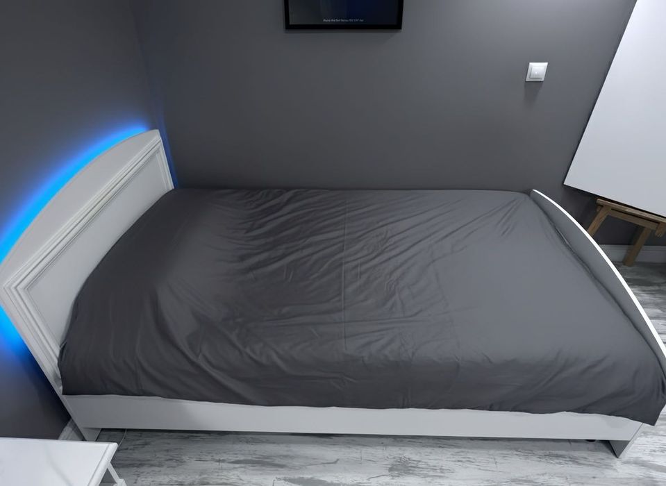 Ліжко біле 120*200 Салерно