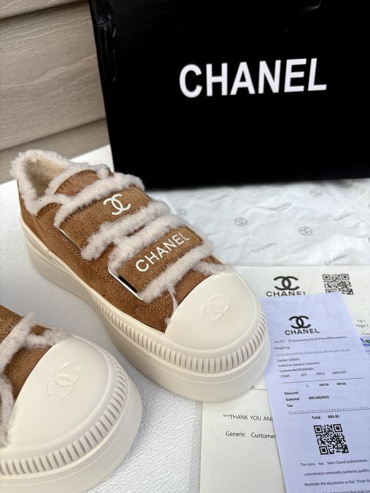 Зимові кеди, кеди Chanel 37 розмір