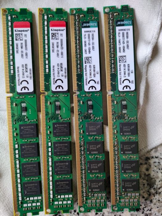 4x4gb (16gb) RAM Kingston DDR3 1.5V