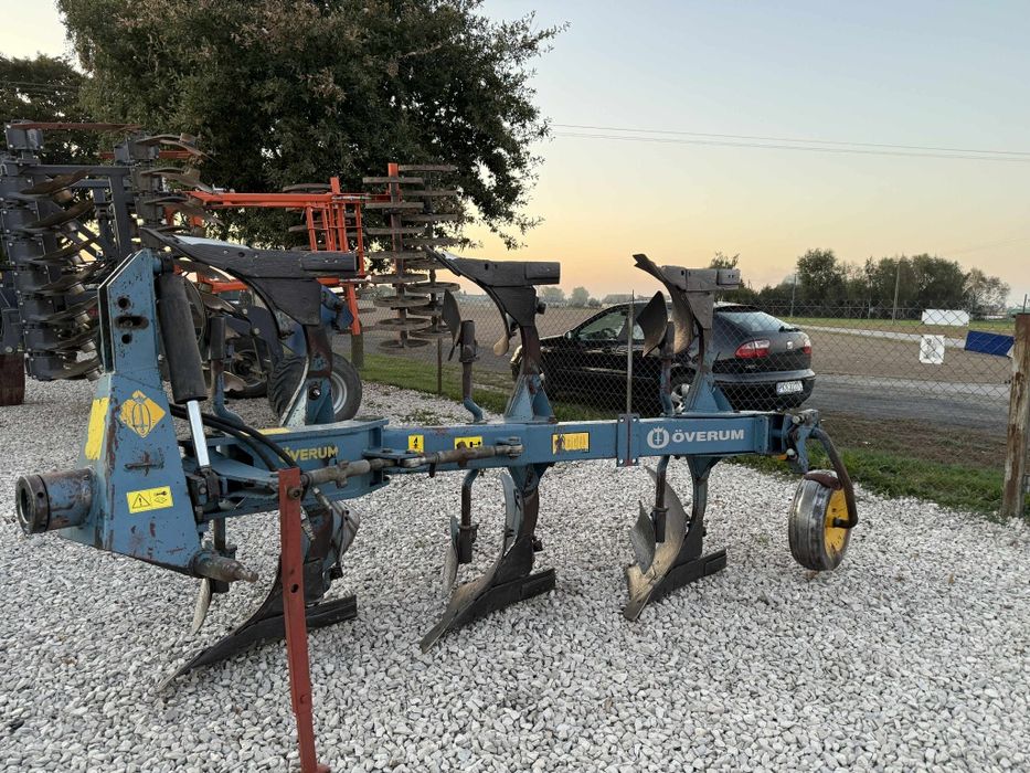 Pług 3 skibowy Obrotowy Overum!! SUPER STAN!! Lekki!! Kuhn Kverneland