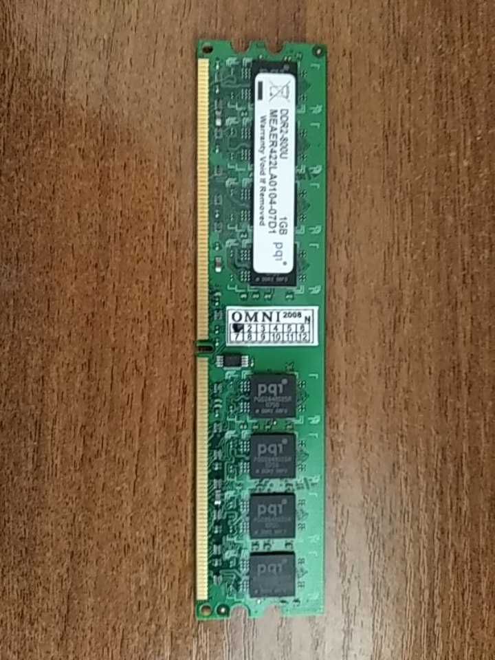 Оперативна пам'ять ddr2 1 ГБ 800 МГц OMNI