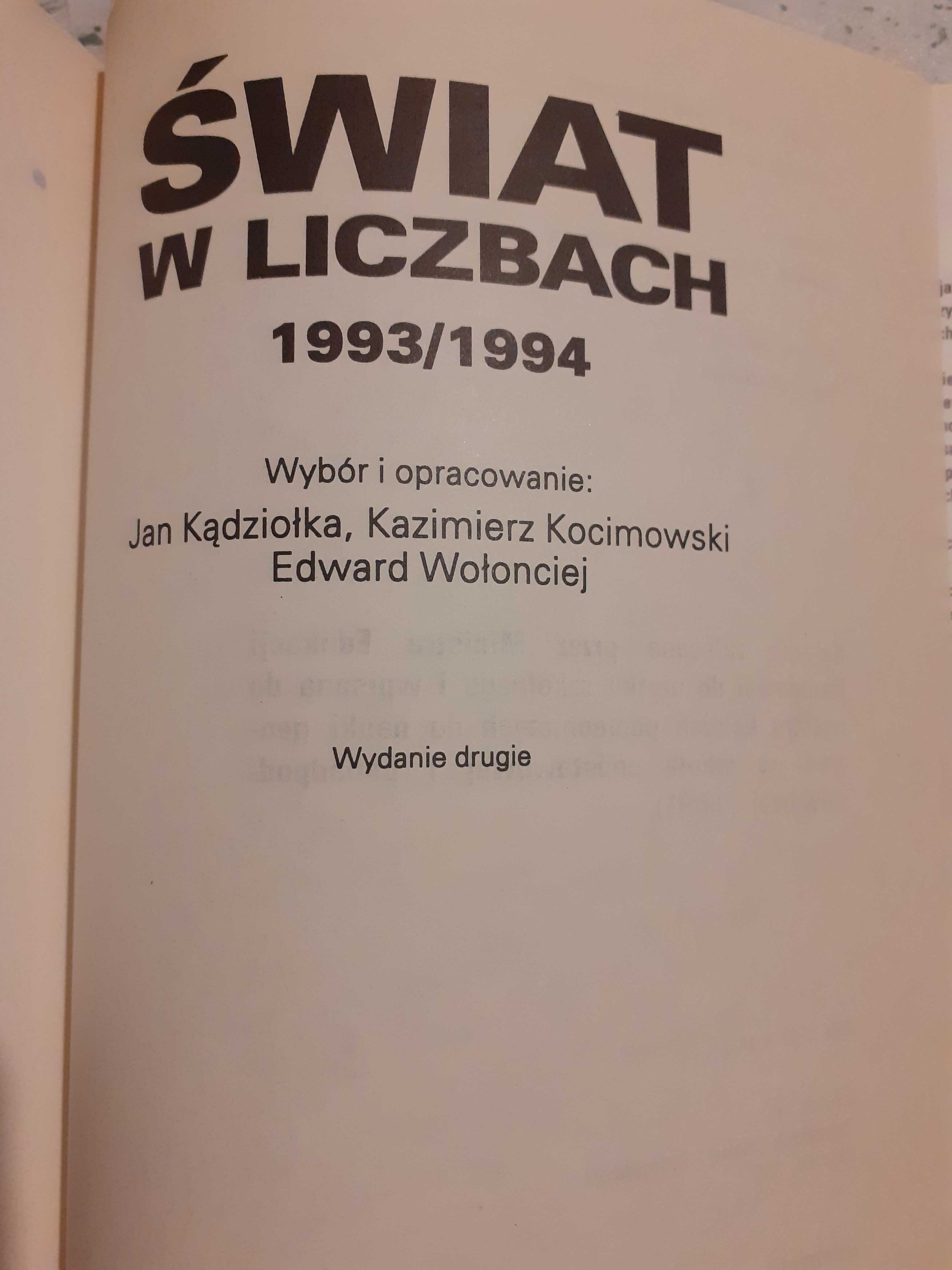 Świat w liczbach. Kądziołka, Kocimowski, Wołonciej.