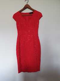 Czerwona sukienka MOHITO r. 34