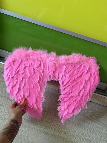 ‼️крылья для фотосесии карнавальные розовые аксесуар для празников