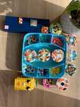 Trzy zestawy lego dots Zestaw kreatywny z tortem cupcake