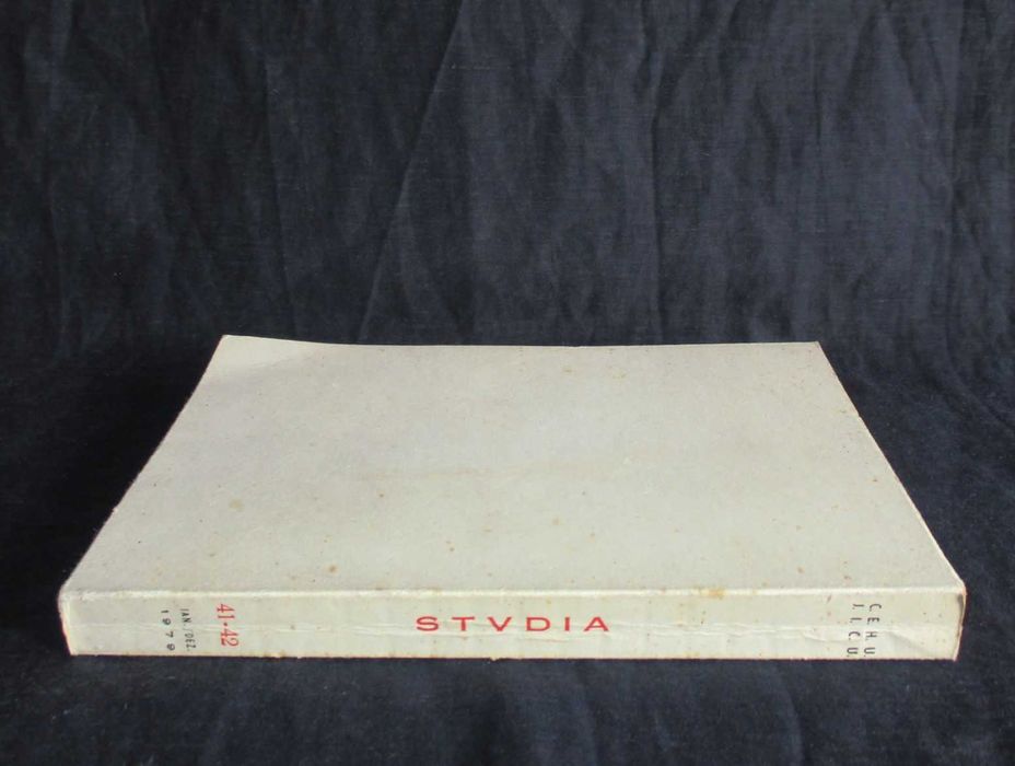 Livro Studia Revista Semestral 41-42 Janeiro/Dezembro 1979