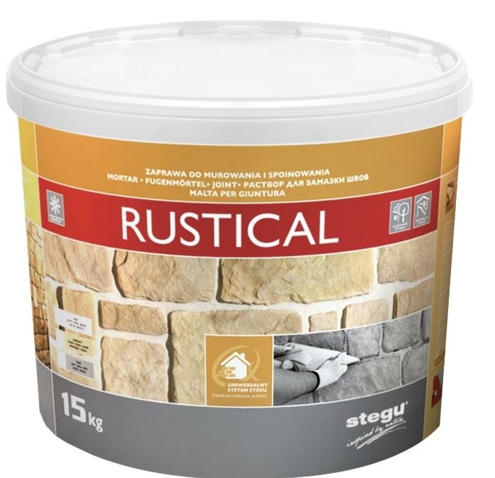 STEGU Rustical Fuga zaprawa do spoinowania szara pół opakowania