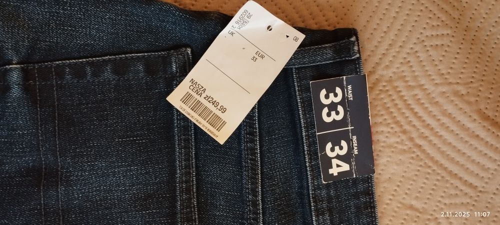 Męskie spodnie rozm 33