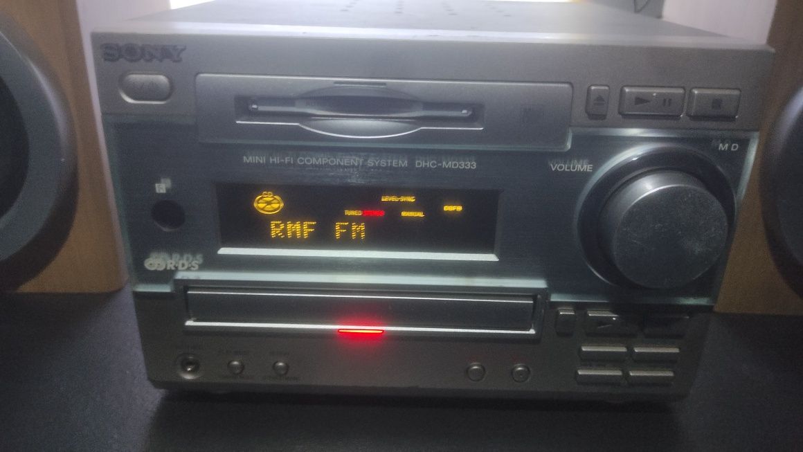Mini Hi-Fi Sony minidisc i cd