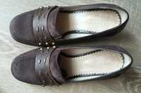 Туфли тёмно-коричневые кожаные CARNABY р.36 (нога 23.5)