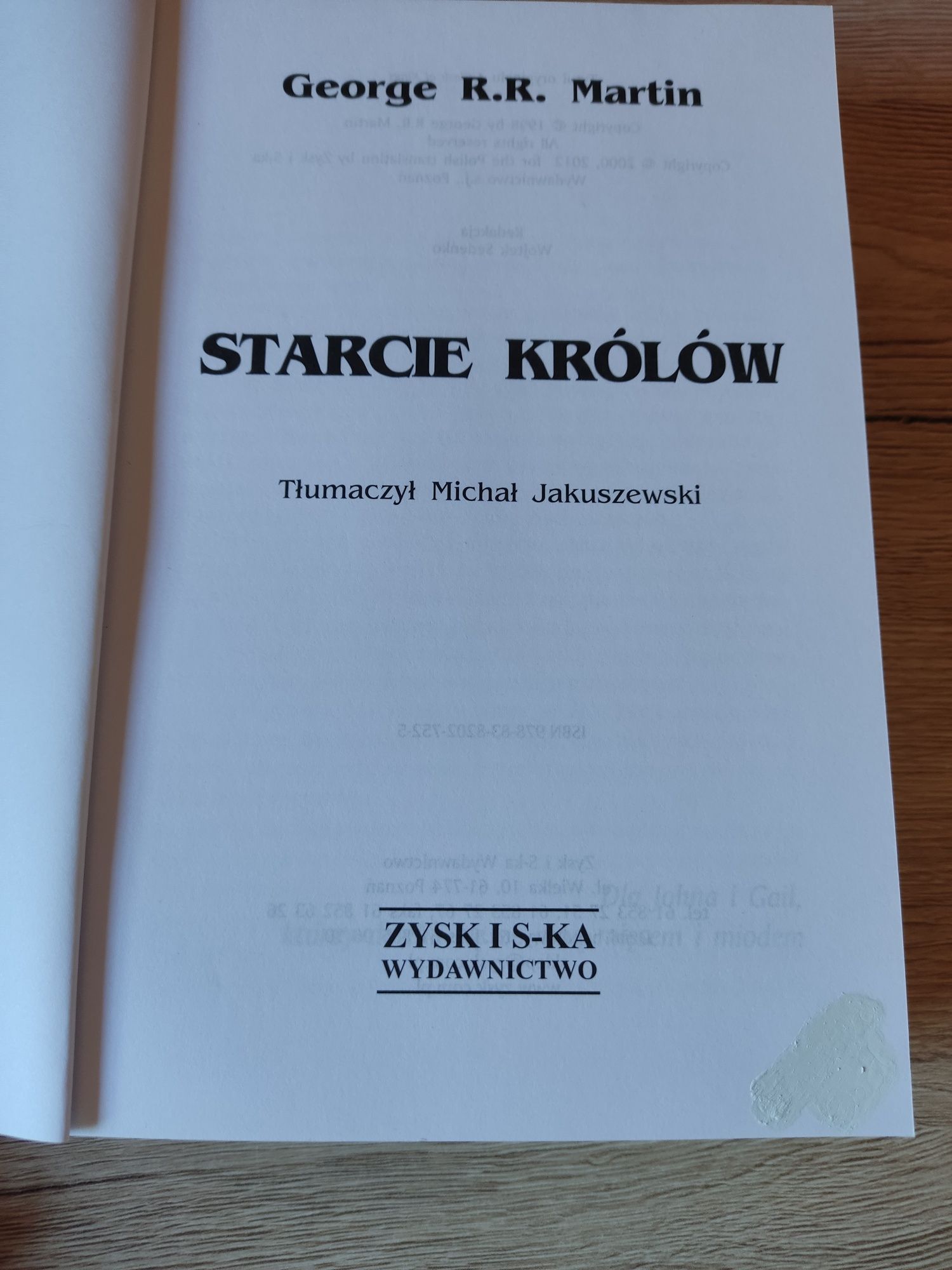 Starcie królów, George R. R. Martin