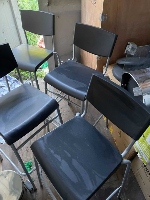 Okazja wyprzedaż! Hokery - stołek barowy IKEA STIG - 4 sztuki