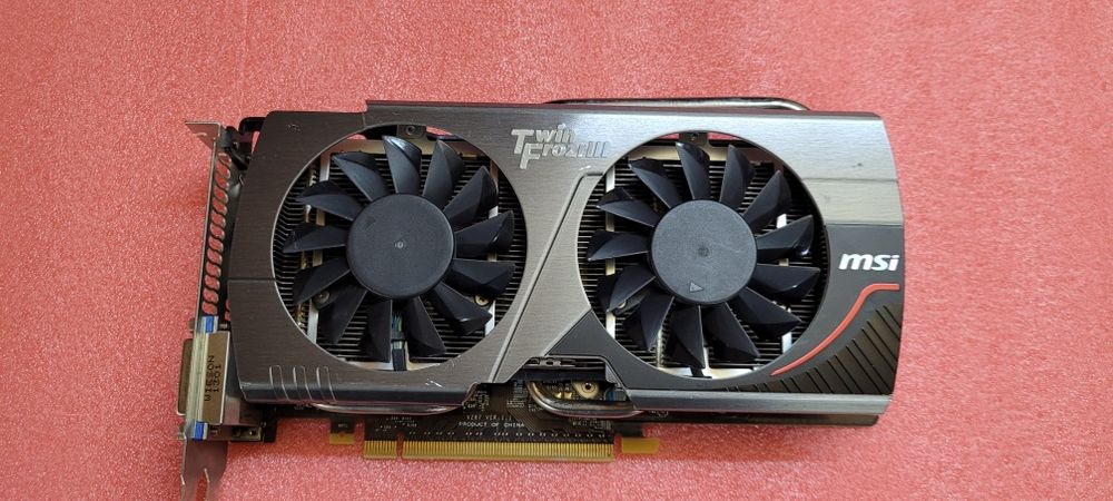 Відеокарта MSI PCI-Ex GeForce GTX 660 TF 2GB GDDR5 (192bit) робоча