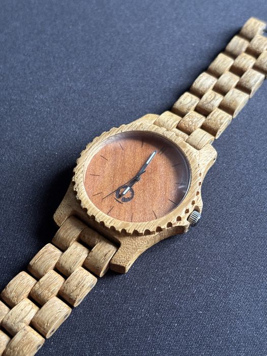 Drewniany zegarek Plantwear unisex na bransolecie |stylowy |eco |Hit