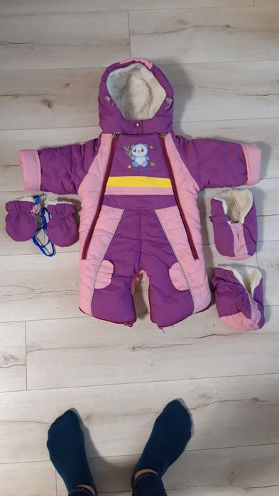 Комбінезон для дівчинкі на овчині